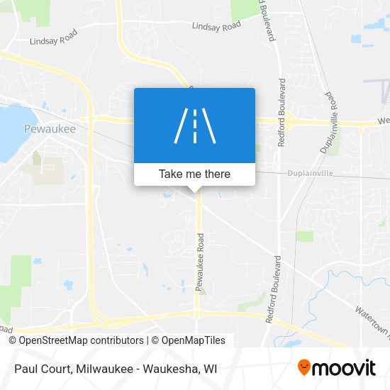 Paul Court map