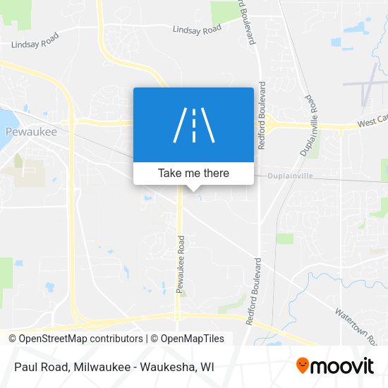 Mapa de Paul Road