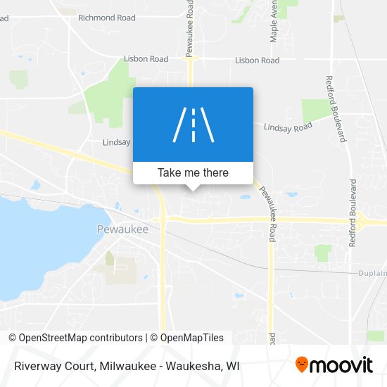Riverway Court map