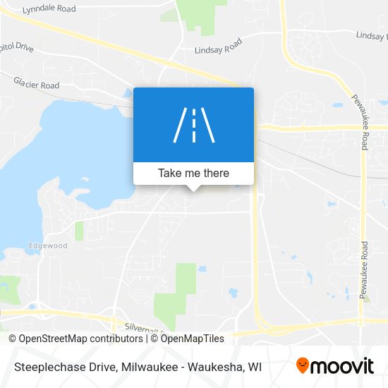 Steeplechase Drive map