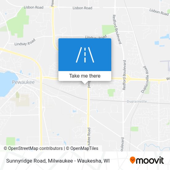 Sunnyridge Road map
