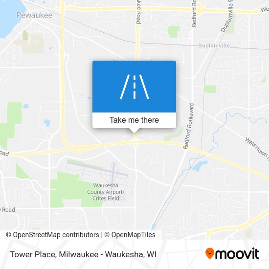 Tower Place map