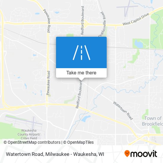 Watertown Road map