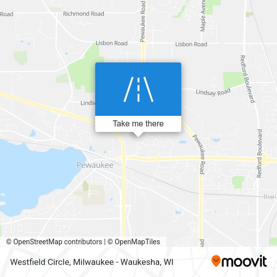 Mapa de Westfield Circle
