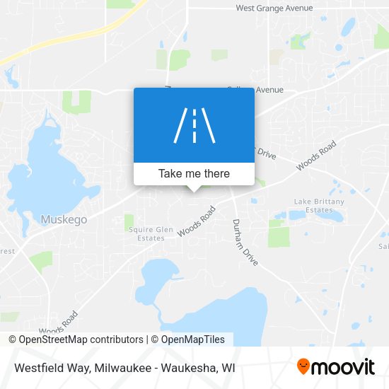 Westfield Way map