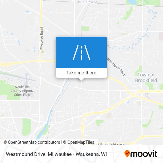 Mapa de Westmound Drive