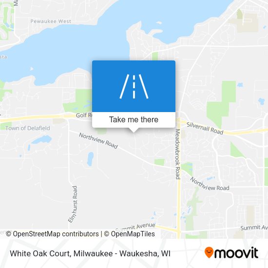 White Oak Court map