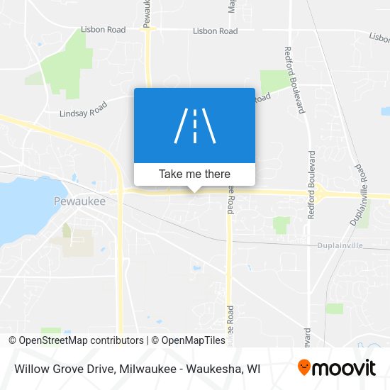 Mapa de Willow Grove Drive