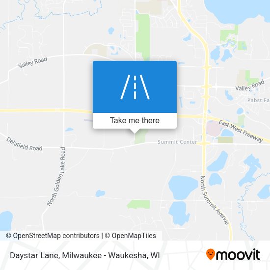Daystar Lane map