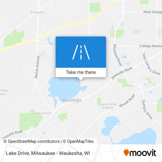 Lake Drive map