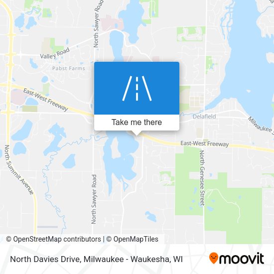 Mapa de North Davies Drive