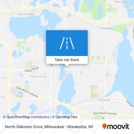North Dekoven Drive map