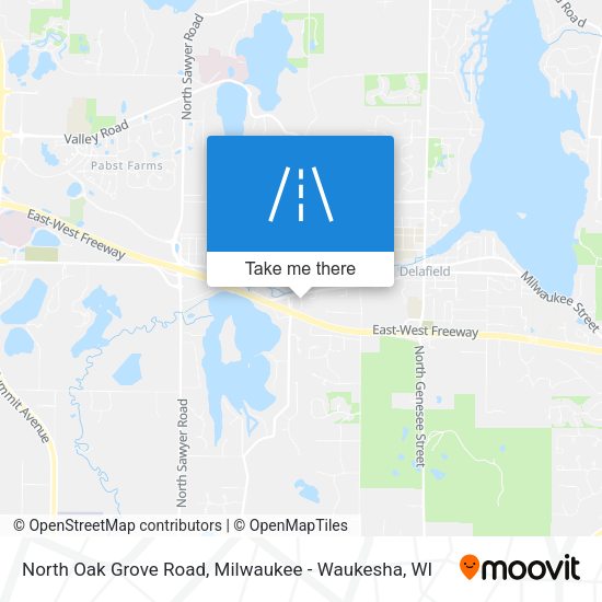 Mapa de North Oak Grove Road