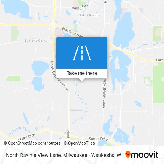North Ravinia View Lane map