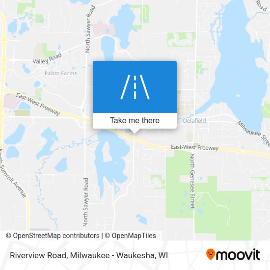 Riverview Road map