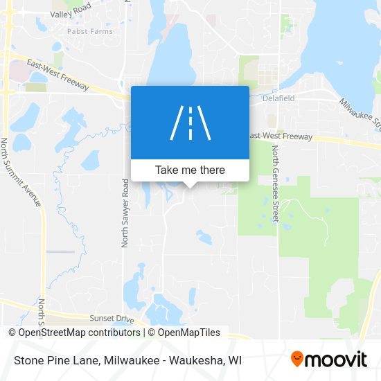Stone Pine Lane map
