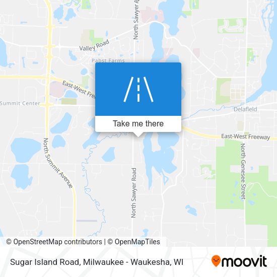 Sugar Island Road map
