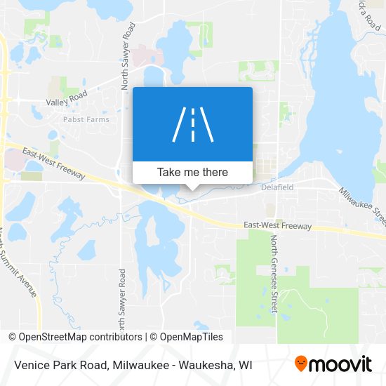 Venice Park Road map
