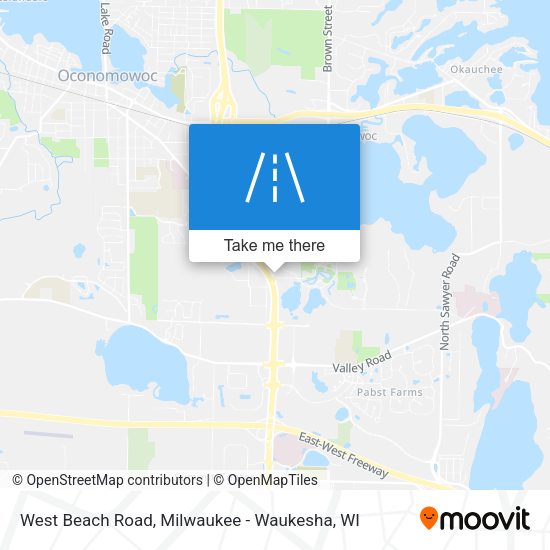 West Beach Road map