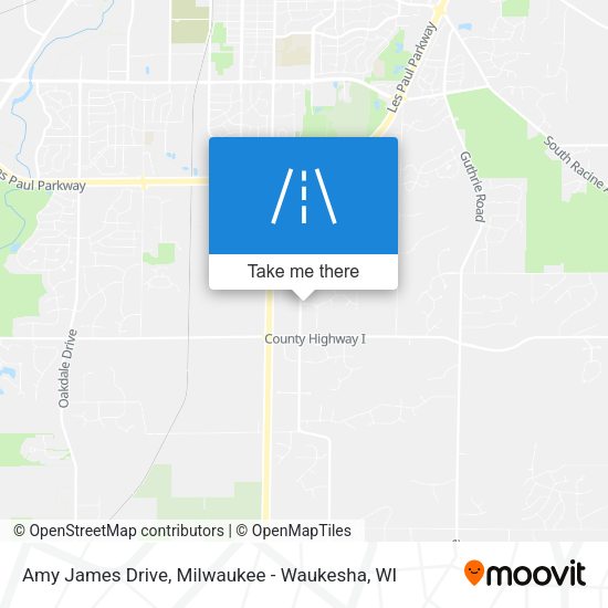 Amy James Drive map