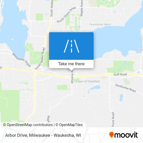 Arbor Drive map