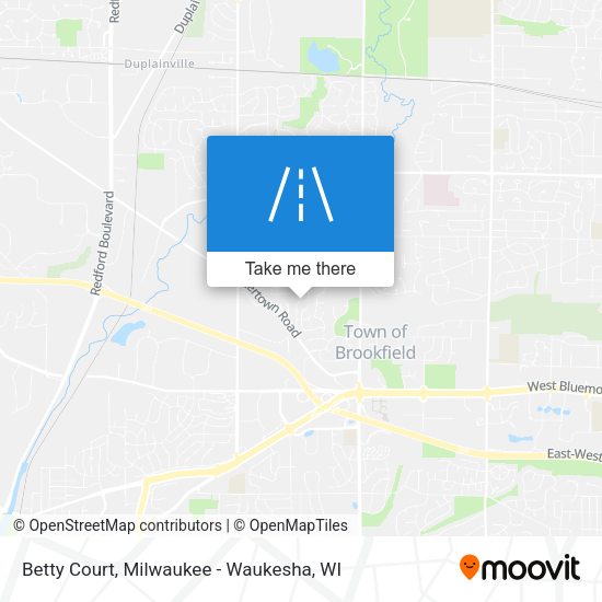 Betty Court map