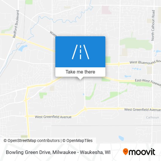 Mapa de Bowling Green Drive