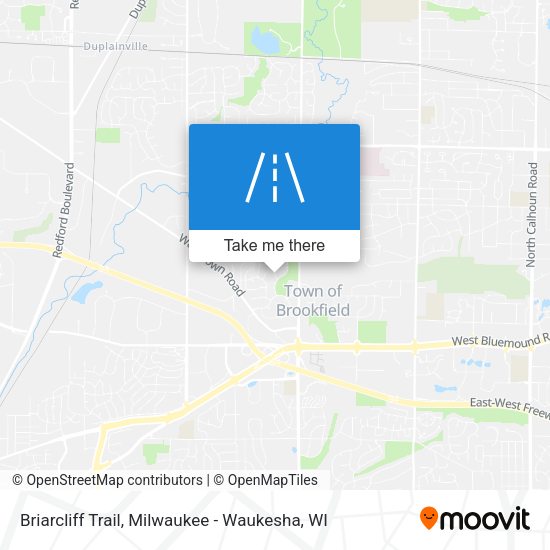 Briarcliff Trail map