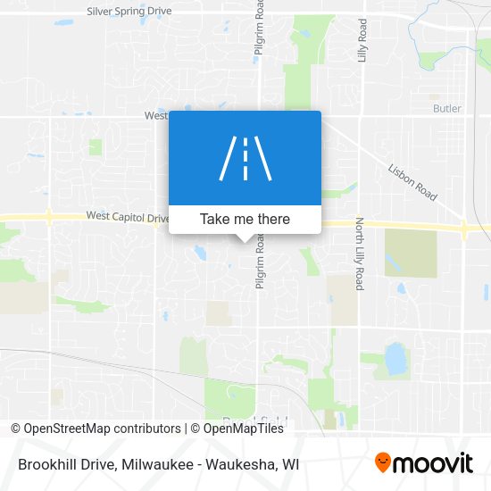 Mapa de Brookhill Drive