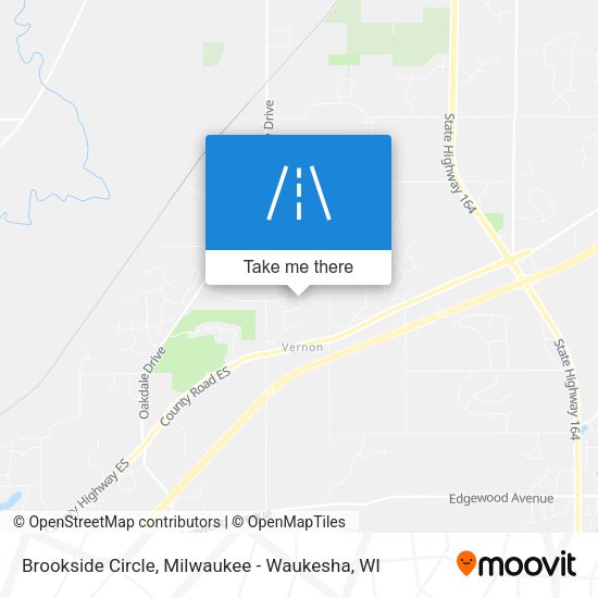 Brookside Circle map