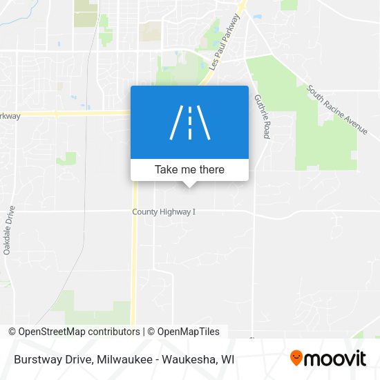 Mapa de Burstway Drive