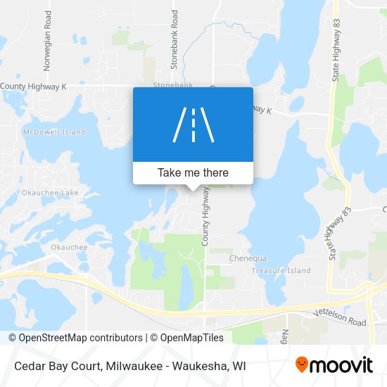 Cedar Bay Court map