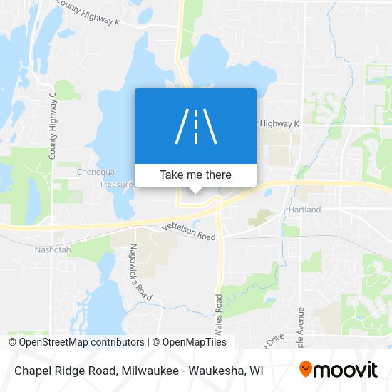 Chapel Ridge Road map