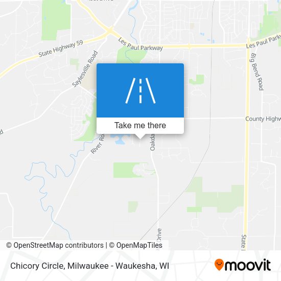Chicory Circle map