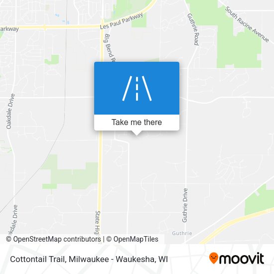 Mapa de Cottontail Trail