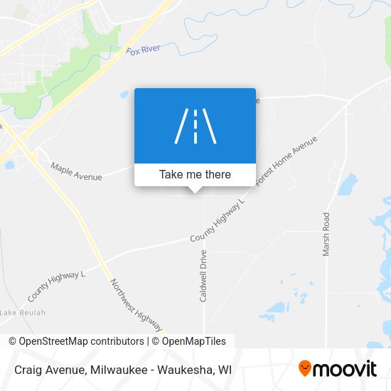 Craig Avenue map