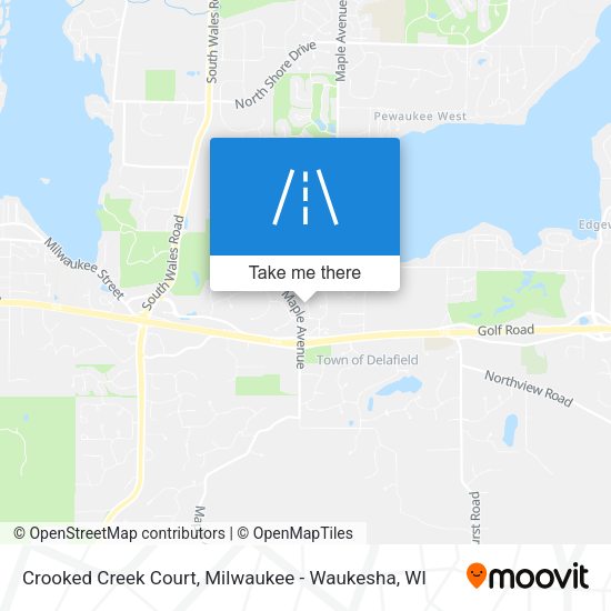 Crooked Creek Court map