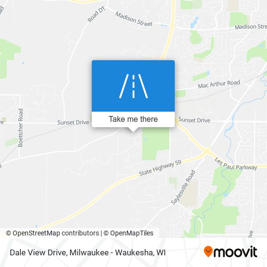 Dale View Drive map