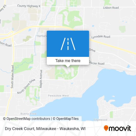 Mapa de Dry Creek Court