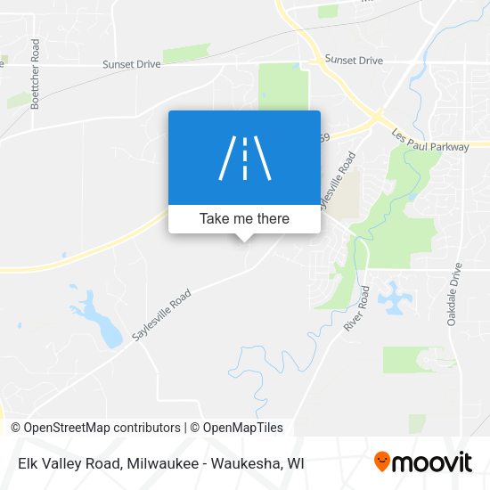 Mapa de Elk Valley Road