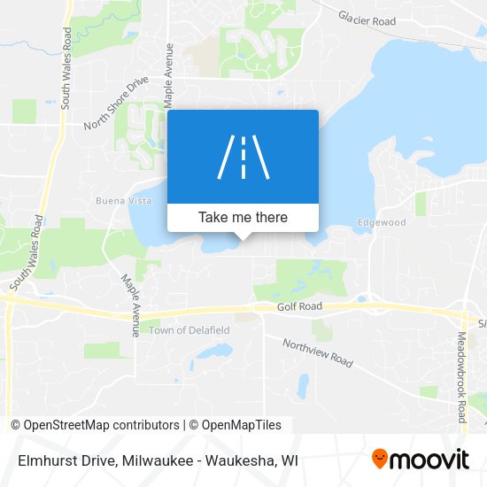 Elmhurst Drive map
