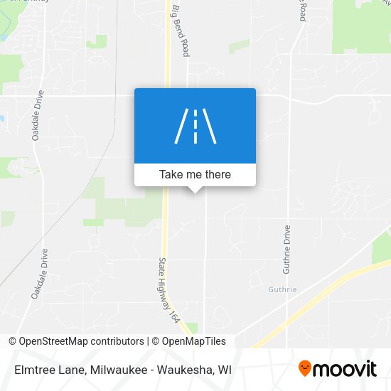 Elmtree Lane map