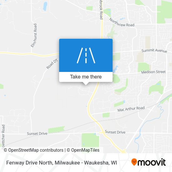 Mapa de Fenway Drive North