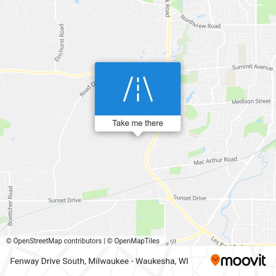 Mapa de Fenway Drive South