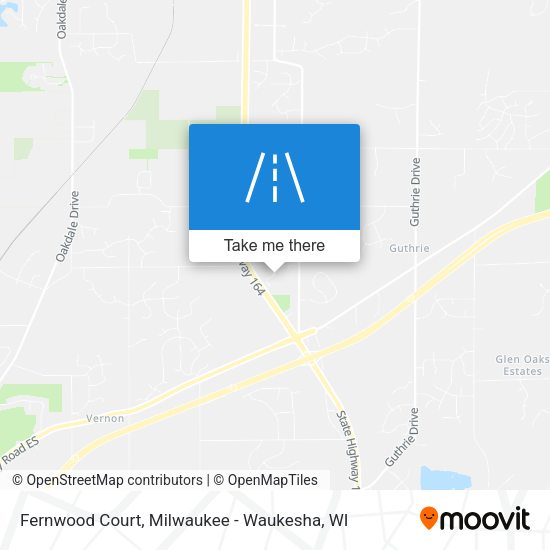 Fernwood Court map