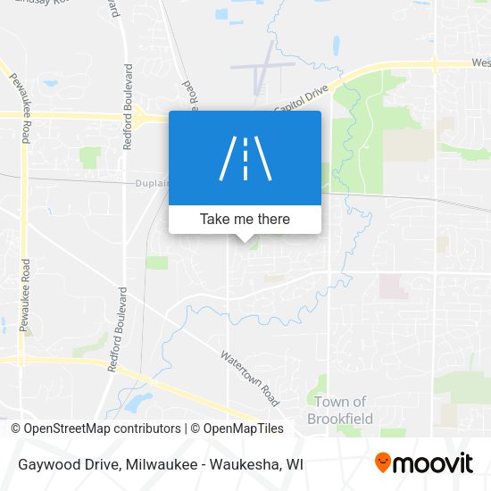 Gaywood Drive map