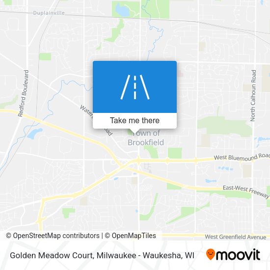 Mapa de Golden Meadow Court