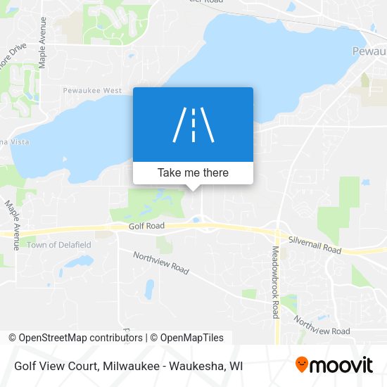 Golf View Court map