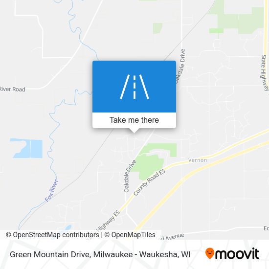 Green Mountain Drive map