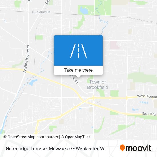 Greenridge Terrace map